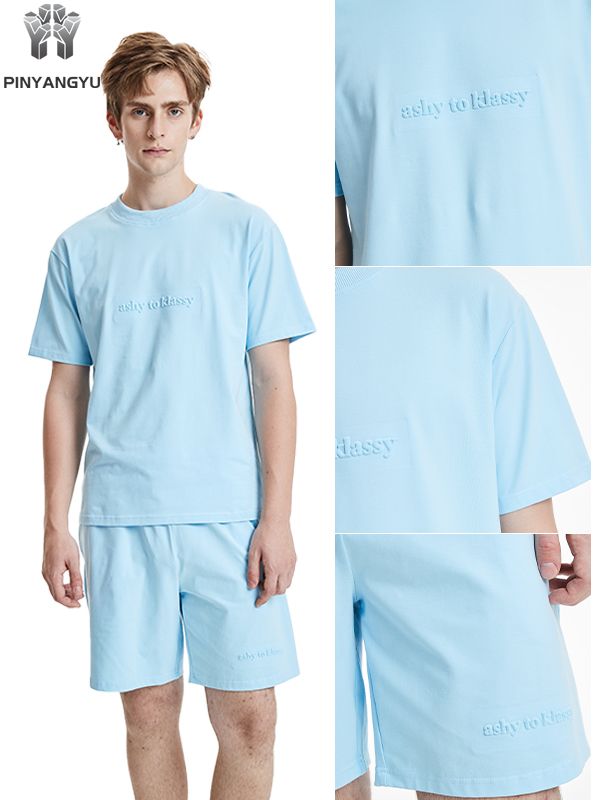 다채로운 색상의 티셔츠, 헐렁하고 통기성이 좋으며 남성 및 여성 스타일로 맞춤 제작 가능