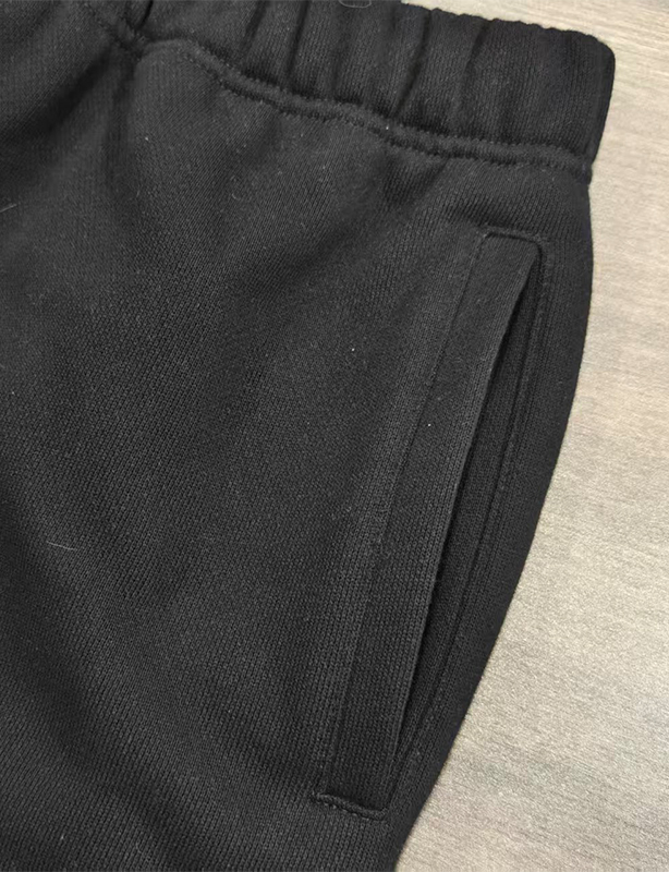 남성용 프렌치 테리 자수 반바지 &ndash; 여름 데일리 웨어를 위한 캐주얼 소프트 반바지